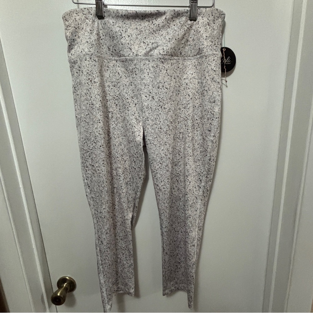 NWT Cali Active Women's XL  Leggings In Color Pebbles Jogging Running Athletic - Picture 2 of 6